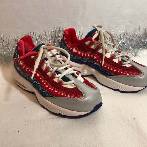 Nike Air Max 95 Ugly Christmas Sweater Sneakers - Picture 2 of 8
